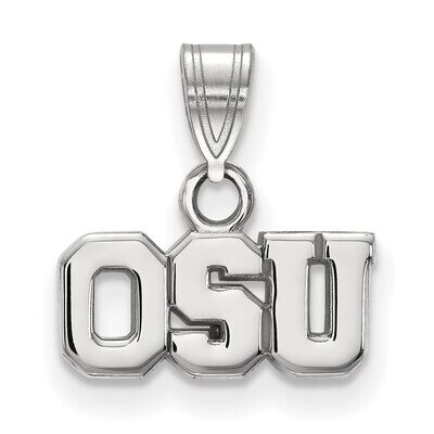 Ohio State University Small Pendant 10k White Gold 1W081OSU, MPN: 1W081OSU, 886774793641