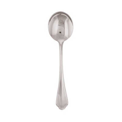 Sambonet rome bouillon spoon 6 7/8 inch - silverplated on 18/10 stainless steel, MPN: 52746-02, 790…