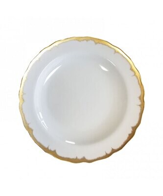 Mottahedeh Chelsea Feather Gold Dessert Plate S5002, MPN: S5002,