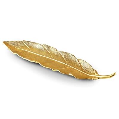 Gold-tone Aluminum Feather Tray GM22379, MPN: GM22379, 15227726930