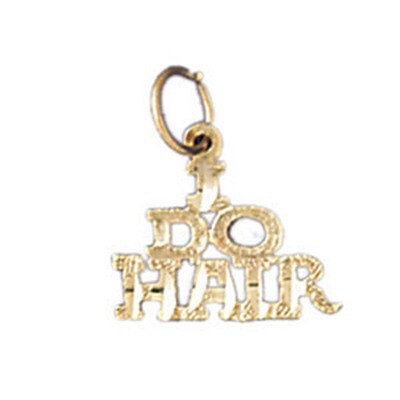 Dazzlers Jewelry I Do Hair Pendant Necklace Charm Bracelet in Yellow, White or Rose Gold 10747, MPN…