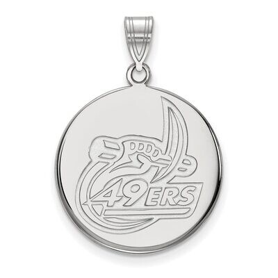 University of North Carolina at Charlotte Large Disc Pendant 10k White Gold 1W001UNCC, MPN: 1W001UN…