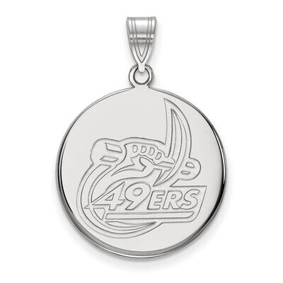 University of North Carolina at Charlotte Large Disc Pendant Sterling Silver SS001UNCC, MPN: SS001U…