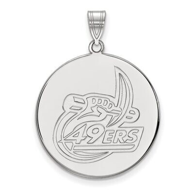 University of North Carolina at Charlotte Extra Large Disc Pendant Sterling Silver SS002UNCC, MPN: …