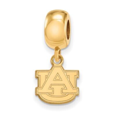 Auburn University Bead Charm x-Small Dangle Gold-plated Silver GP035AU, MPN: GP035AU, 886774937182