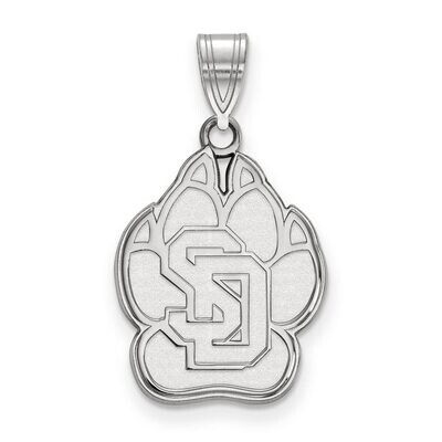 University of South Dakota Large Pendant Sterling Silver SS002USD, MPN: SS002USD, 886774716589