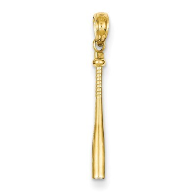 3-D Baseball Bat Pendant 14k Gold C3764, MPN: C3764, 637218019526