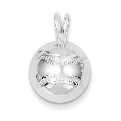 Baseball Charm Sterling Silver QC1801, MPN: QC1801, 883957976792