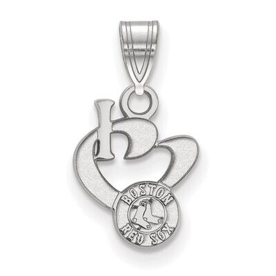 Boston Red Sox Small I love Logo Sterling Silver SS019RSO, MPN: SS019RSO, 886774628776