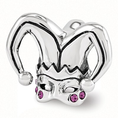 Swarovski Jester Mask Bead - Sterling Silver QRS3439, MPN: QRS3439, 886774964584