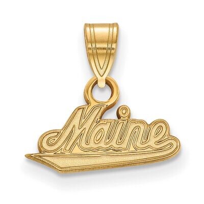 University of Maine Small Pendant Gold-plated Silver GP001UME, MPN: GP001UME, 886774891286