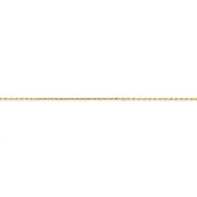 1mm Machine-made Rope Chain 22 Inch 14k Gold 010L-22, MPN: 010L-22, 886774429076