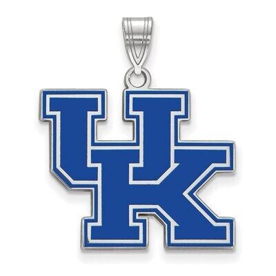 University of Kentucky Large Enamel Pendant Sterling Silver SS032UK, MPN: SS032UK, 886774726083