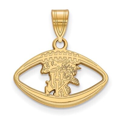 University of Kentucky Pendant in Football Gold-plated Silver GP059UK, MPN: GP059UK, 886774950495