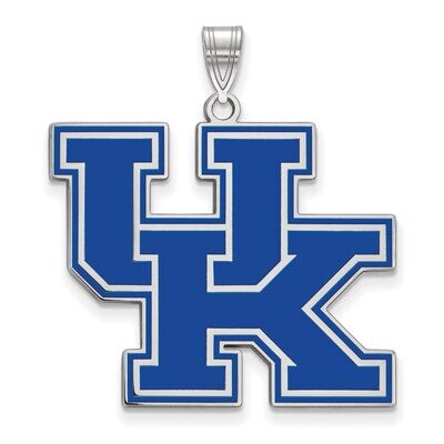 University of Kentucky Extra Large Enamel Pendant Sterling Silver SS081UK, MPN: SS081UK, 8867747267…