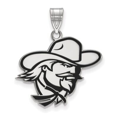 Eastern Kentucky University Large Enamel Pendant Sterling Silver SS020EKU, MPN: SS020EKU, 886774682…