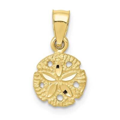 Sand Dollar Pendant 10k Gold 10K2931, MPN: 10K2931,