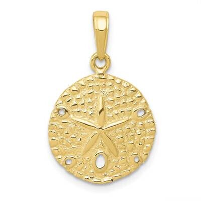 Sand Dollar Pendant 10k Gold 10C4048, MPN: 10C4048,