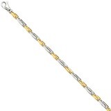 5mm Fancy Link Chain 24 Inch 14k Two-Tone Gold LK698-24, MPN: LK698-24, 191101654077