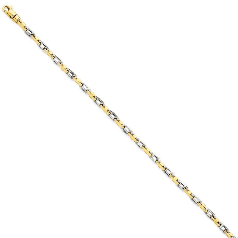 3.5mm Fancy Link Chain 24 Inch 14k Two-Tone Gold LK696-24, MPN: LK696-24, 191101654015