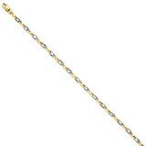 3.5mm Fancy Link Chain 22 Inch 14k Two-Tone Gold LK696-22, MPN: LK696-22, 191101648137