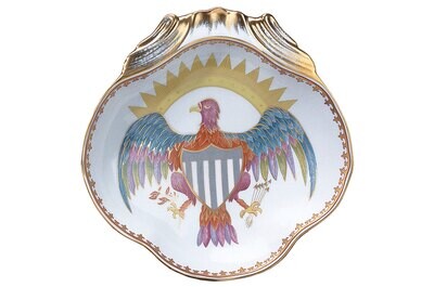 Mottahedeh Eagle Shell Dish S2984, MPN: S2984,