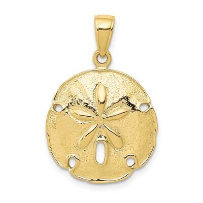 Sand Dollar Pendant 10k Gold 10K2938, MPN: 10K2938,