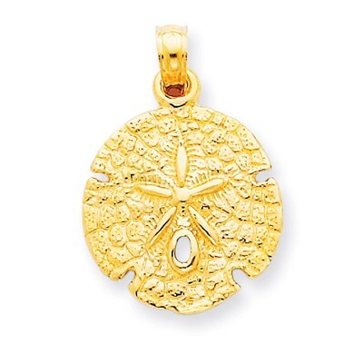 Sand Dollar Pendant 14k Gold K2937, MPN: K2937, 637218110926