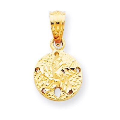 Sand Dollar Pendant 14k Gold K2932, MPN: K2932, 886774098548