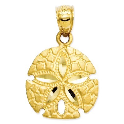 Sand Dollar Pendant 14k Gold K2935, MPN: K2935, 886774079134