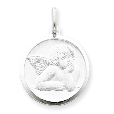 Angel Charm Sterling Silver Satin QC637, MPN: QC637, 883957915951