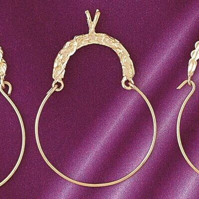 Dazzlers Jewelry Holder Pendant Necklace Charm Bracelet in Yellow, White or Rose Gold 4296, MPN: DZ…