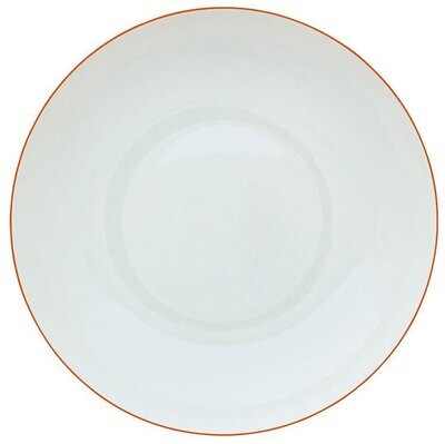 Raynaud Monceau Couleurs Apricot Orange French Rim Soup Plate, MPN: 0361-37-250022, 3660006651094