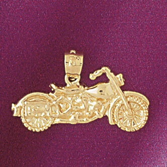 Dazzlers Jewelry Motorbike Pendant Necklace Charm Bracelet in Yellow, White or Rose Gold 4409, MPN:…