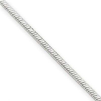 1.40mm Octagonal Snake Chain 16 Inch 14k White Gold WOS150-16, MPN: WOS150-16, 886774120997