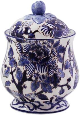 Gien Pivoines Bleues Sugar Bowl 1665CSU048, MPN: 1665CSU048, 840769065519