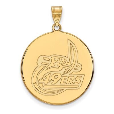 University of North Carolina at Charlotte x-Large Disc Pendant 10k Yellow Gold 1Y002UNCC, MPN: 1Y00…