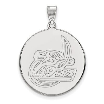 University of North Carolina at Charlotte x-Large Disc Pendant 14k White Gold 4W002UNCC, MPN: 4W002…