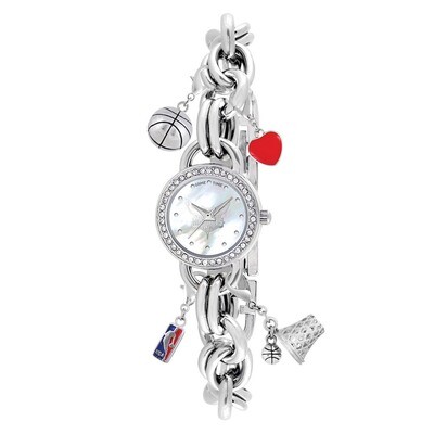 Charlotte Hornets Charm Watch Ladies XWL854, MPN: XWL854, 846043104905