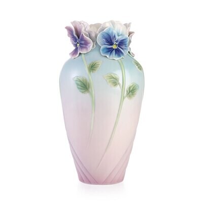 Franz Porcelain Good Prospects Pansy Vase FZ03357, MPN: FZ03357,
