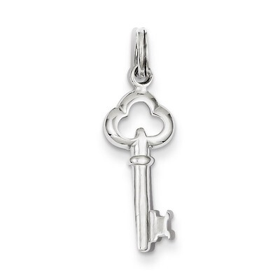 Key Charm Sterling Silver QC6780, MPN: QC6780, 886774760292