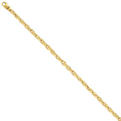4.5mm Hand-Polished Link Chain 22 Inch 14k Gold LK302-22, MPN: LK302-22, 191101650789