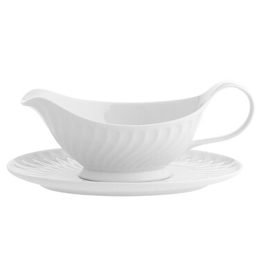 Vista Alegre Sagres Sauceboat &amp; Stand, MPN: PF179051,