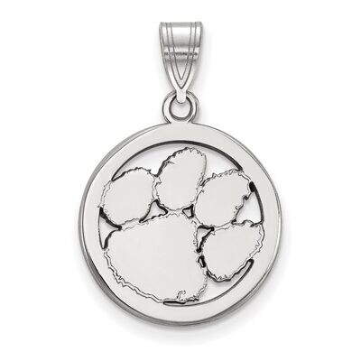 Clemson University Sm Pendant in Circle Sterling Silver SS033CU, MPN: SS033CU, 886774680071