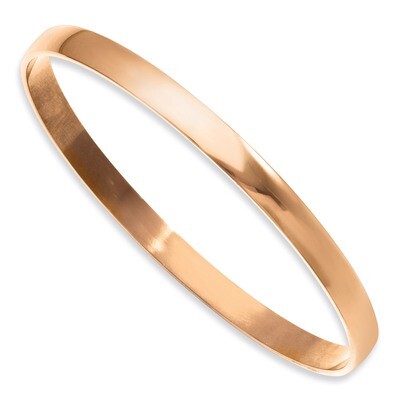 Pink IP-plated Bangle - Stainless Steel SRB856RP by Chisel, MPN: SRB856RP, 191101016035