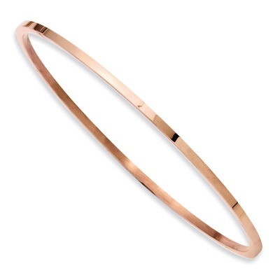Pink IP-plated Bangle - Stainless Steel SRB847RP by Chisel, MPN: SRB847RP, 886774192512
