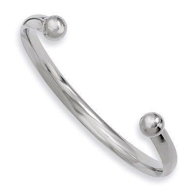 Polished Cuff Bangle - Stainless Steel SRB890 by Chisel, MPN: SRB890, 886774261959