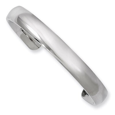 Polished Cuff Bangle - Stainless Steel SRB889 by Chisel, MPN: SRB889, 886774261942