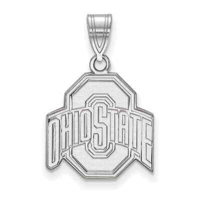 Ohio State University Medium Pendant 14k White Gold 4W003OSU, MPN: 4W003OSU, 886774829074