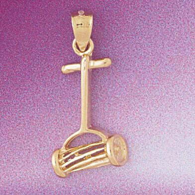 Dazzlers Jewelry Lawn Mover Pendant Necklace Charm Bracelet in Yellow, White or Rose Gold 6685, MPN…